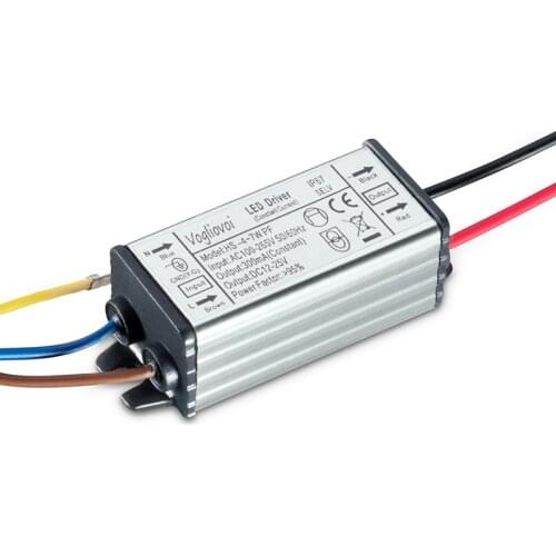 Vogliovoi LED Driver 4-7W AC110V AC220V Aluminum Waterproof IP67 280-300MA For Downlight Bulb Spotlight