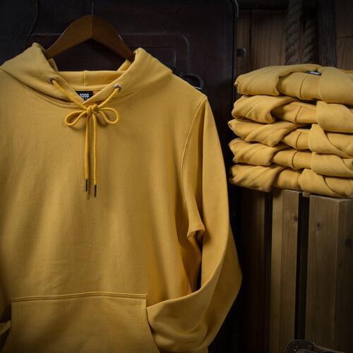 Hoodies Casual Spring Autumn Thin Woolen Cloth Joker Casual Student Jacket Sweethearts Outfit Yellow Hooded Mens Vests Cotton