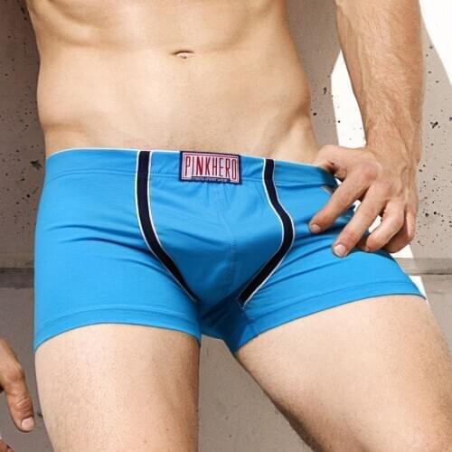 Pink Heroes High-Quality Underpants European And American Style Underwear Cotton Men Boxer Shorts Gay cuecas cool Male Panties