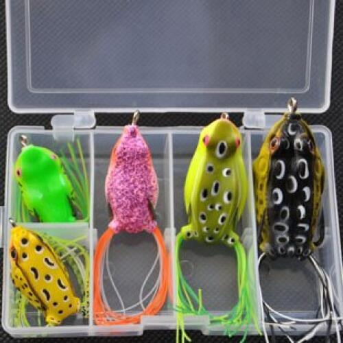 10 frog and others set blackfish frog lure fishing lure esca fishing tackle fishing supplies