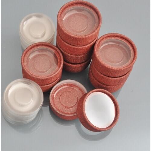 100pcs wholesale false eyelash box packaging lash boxes custom your logo free fake 3D mink eyelashes case round empty faux cils