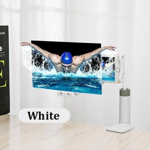 12 Inch Screen Amplifier Mobile Phone Bedside 20cm Bracket Video Magnifying Glass Amplifier Desktop Mobile Phone Splint Bracket