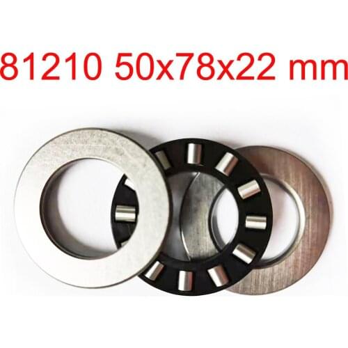 81210TN 81210 50x78x22mm Thrust Cylinder Roller Bearing complete bearings K81210 thrust roller assembly GS81210 WS81210 washer