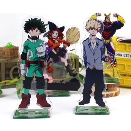 Anime My Hero Academia Acrylic Stand Model Plate Desk Decor Collectible Boku No Hero Academy Midoriya Izuku Action Figures Toys