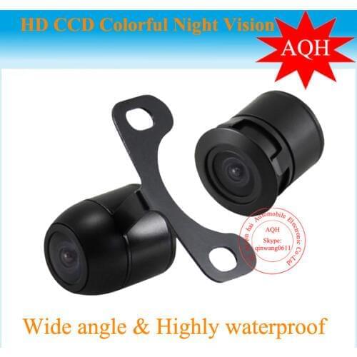 Car Rear View Reverse Backup Waterproof NTSC system CCD Camera,free shipping Wholesale,Install with 2 Options