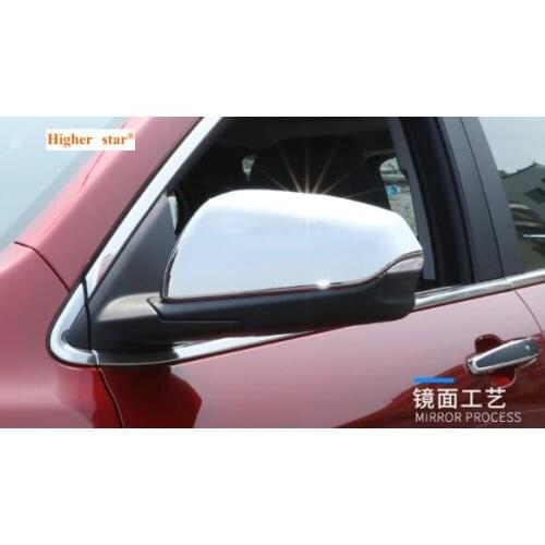 Higher star ABS chrome 2pcs car side door mirror decoration protection cover for Chevrolet Equinox 2017-2018
