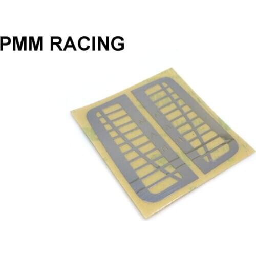 For Tamiya actros truck rear window grid decorative sticker decals 1/14th scale rc car man tgx 56325 56329 tractor trailer