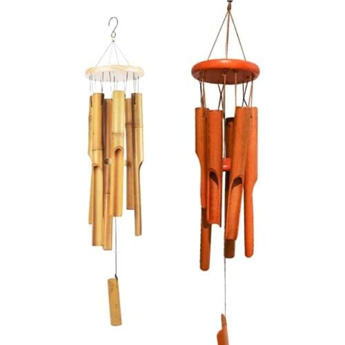Wood Bamboo Wind Chime Dream Catcher Ball Prism Rainbow Maker