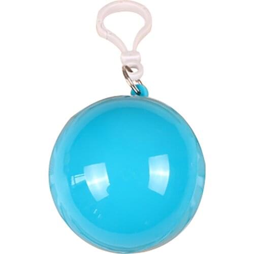 Wonderlife Portable Kids Raincoat One-off Waterproof Coat Outdoor Travel Plastic Ball Rain Jacket Girl Boy Storage Ball Pendant