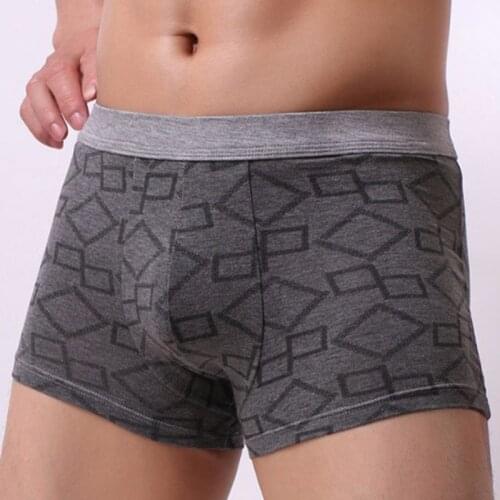 Health Modal Hot Otton Men Boxer Soft Breathable Underwear Male Comfortable Panties Underpants Shorts Homme For Russian