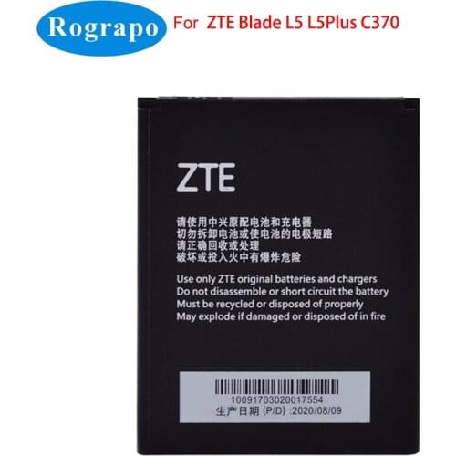 New 2150mAh Li3821T43P3h745741 Battery For ZTE Blade L5 L 5 PLUS C370 Original Mobile Phone