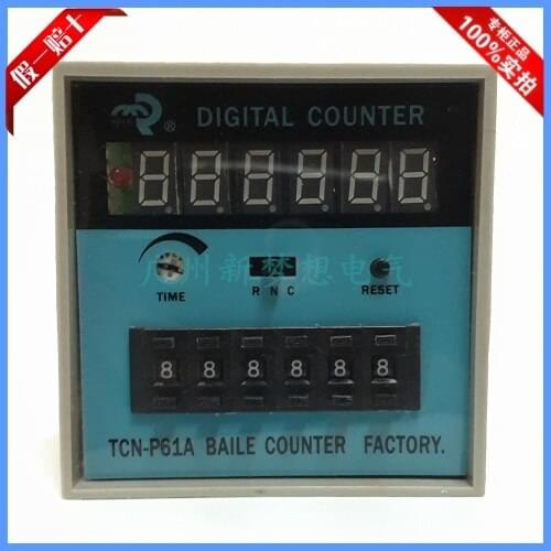 New TCN-P61A/P41A industrial punch dialing code counter 4/6 digit electronic digital display preset counter