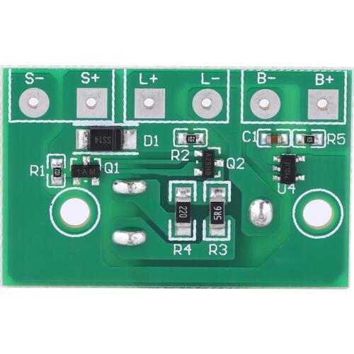 Controller Module Control Circuit Board with Switch for 3.7V Lithium Battery for Solar Lamp