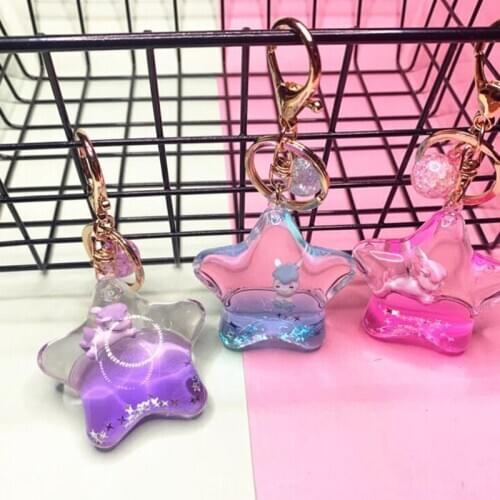 DIY Crafts Crystal Epoxy Resin Mold Love Heart Five-pointed Star Moon Shape Keychain Pendant Casting Silicone Mould