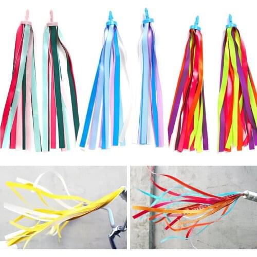 Child Bike Handlebars Streamers Colorful Streamers For Scooter Bike Handlebars Streamers Tassel Ribbons Accessories Wholesale