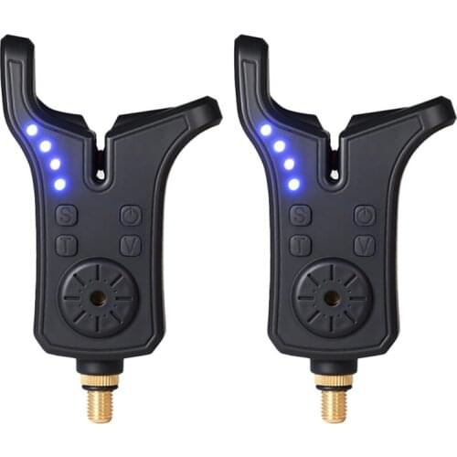 Waterproof Fishing Bite Alarm Set Luminescence Indicator Adjustable Tone Volume Carp Fishing Tackle Accessories