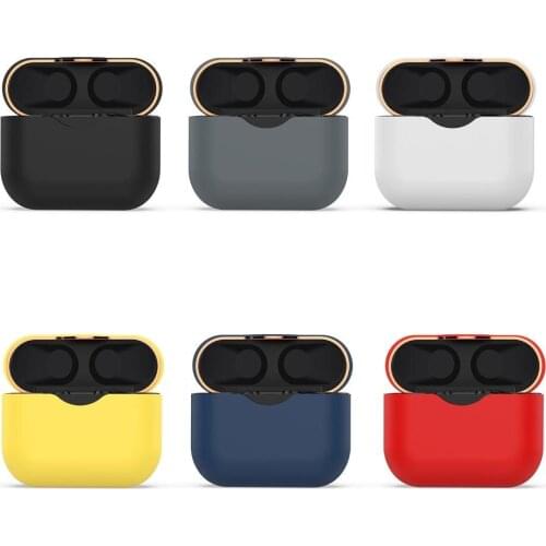Silicone Dust-proof Protective Case Portable Anti-scratch Earpiece Cover Box For S-ony WF-1000XM3 TWS Earphone