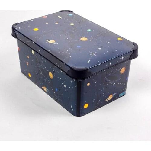 Modern Qutu Style Box Planet Decorative Storage Box 10 lt