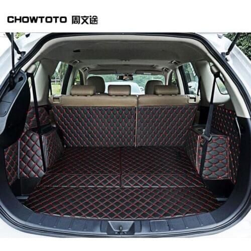 CHOWTOTO Custom Special Trunk Mats For Mitsubishi Outlander 5seats Durable Waterproof Luggage Mat For Outlander 5 Seats Boot pad