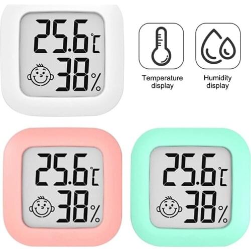 Temperature Moisture Meter Mini Digital Hygrometer Thermometer Baby Room Indoor Precision LCD Thermometer Temperature Tools