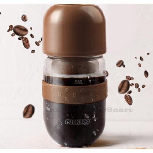 Freshly Ground Coffee Machine Automatic Home Drip Coffee Machine Office Travel Portable Coffee Cup 330ML Leak-proof