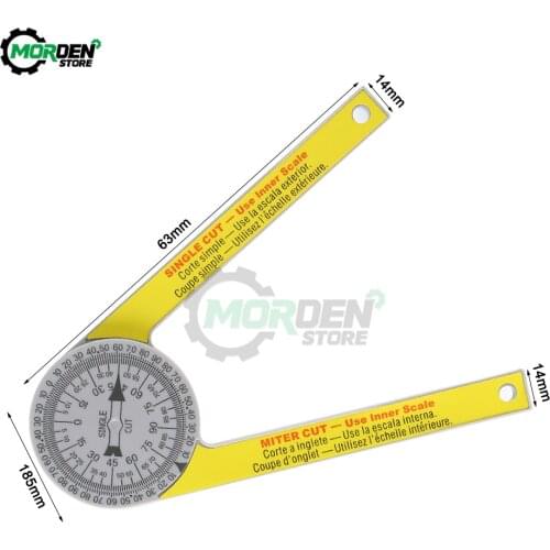 Miter Saw Protractor ABS Digital Protractor Ruler Inclinometer Protractor Angle Level Meter Measure Tool Accessories