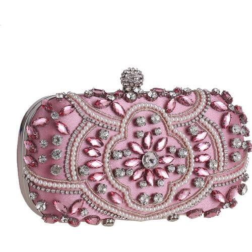 Evening Bags and Clutches for Women Crystal Clutch Beaded Rhinestone Purse Wedding Party Handbag