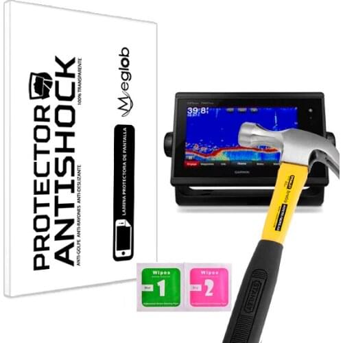 Screen protector Anti-Shock Anti-scratch Anti-Shatter compatible with Garmin GPSMAP 7407(xsv)