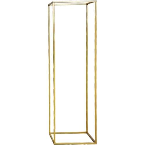 HOT-1PC Flower Vase Floor Vases Column Stand Metal Road Lead Elegant Wedding Decor