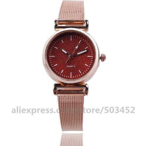 100pcs/lot CCQ 920030 Female Watch Lady Mesh Belt Bracelet Watch Fashion Girlfriend Gift Factory Priceчасы женские