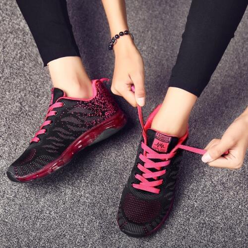 Tenis Sneakers Outdoor Footwear For Women Air Cushion Sports Shoes Woman Mesh Shoes Sports Students Wild NET Women Shoes running