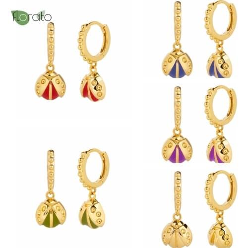 925 Sterling Silver Ear Buckle Punk Animal Pendant Earrings for Women Colorful Street Creative Hoop Earrings Jewelry Unisex A35