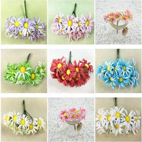 100PCS/lot 3cm head 8colors chrysanthemum party Artificial Flower DIY wreath wedding party home garden decoration111