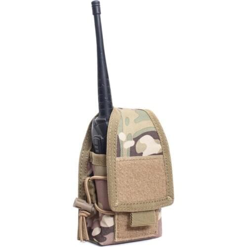 1000D Nylon Outdoor Pouch Tactical Sports Molle Radio Walkie Talkie Holder Bag Magazine Mag Pouch Pocket Bag