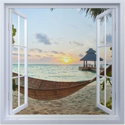 5d Diy Full Square Round Diamond Painting Embroidery"Window Scenery"Cross Stitch Rhinestone Diamond Mosaic Friend Gift