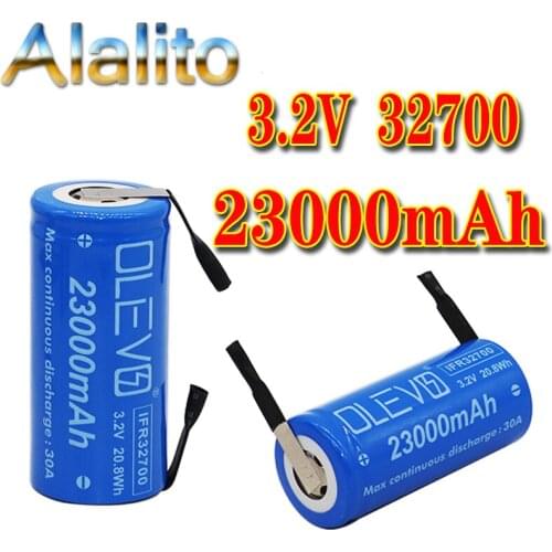 100% orignal LiFePO4 Battery 3.2V 32700 battery 23000mAh 35A Continuous Discharge Maximum 55A High power battery+DIY Nickel
