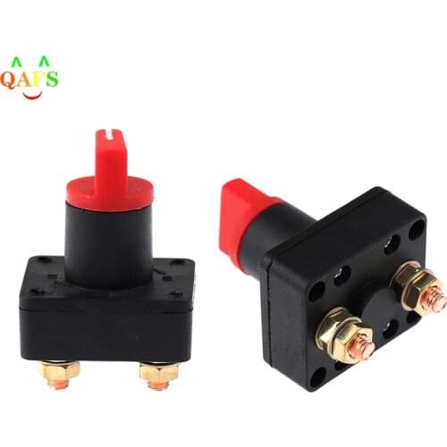 Car Master Battery Isolator Disconnect Rotary Cut Off Power Kill Switch ON/OFF 12V 100A Battery Disconnect Kill Selector Switch