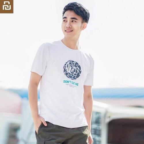 Youpin Quick-drying sunscreen T-shirt environmental protection printing Anti-UV High elasticity Light breathable short sleeve