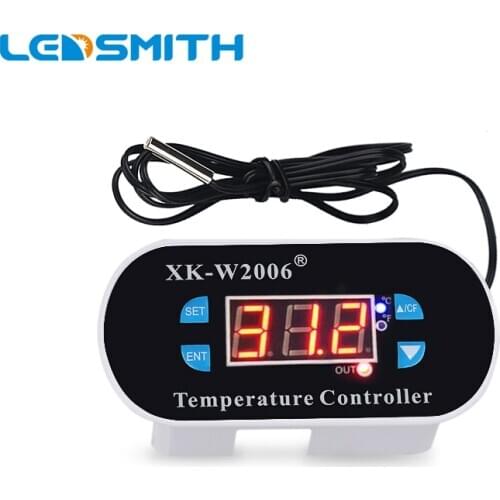 Digital Temperature Controller C/F Thermostat 12V 220V Thermoregulator For Incubator Heating Cooling Control Switch