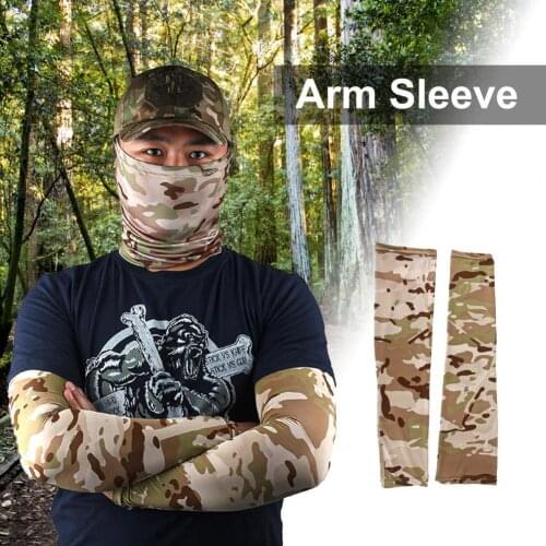 1 Pair Arm Sleeve Breathable Sun Protection Polyester Outdoor Cycling Climbing Hiking Arm Cover Warmers for Travel Driving Beach