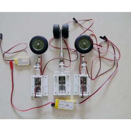 Metal retractable landing gear full set for Sky flight hobby F-4 F4 twin 70mm jet plane LX