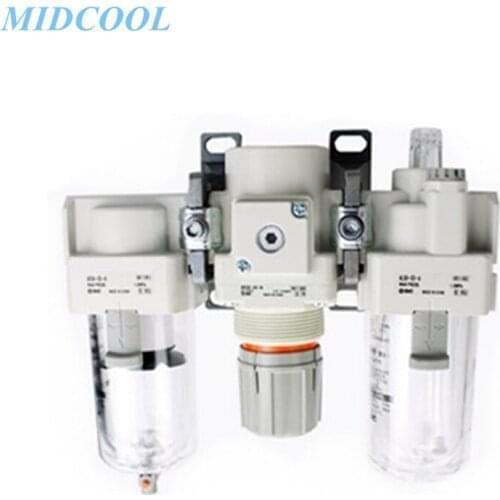 Modular F.R.L. Units Air Combination Air Filter + Regulator + Lubricator AC-B Series AC40 AC40-04/04E/03E/03D/04D/04DE/03DE-B