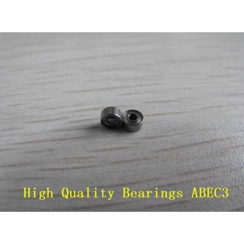 2PCS 3X6X2 Motor bearing MR63 ZZ W2 ABEC3 Model bearing 3x6x2mm