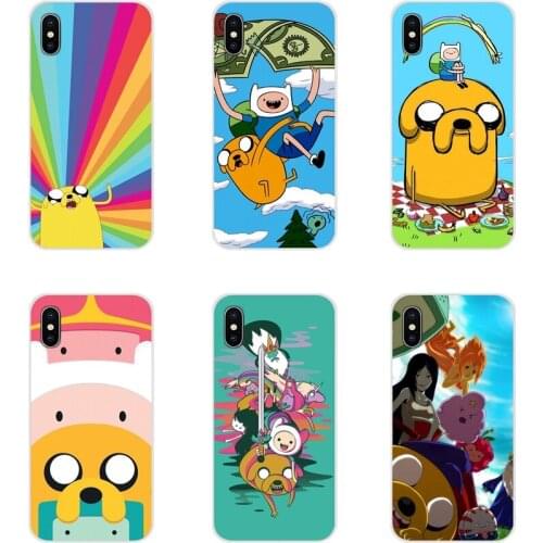 Soft Transparent Skin Case For Huawei Mate Honor 4C 5C 5X 6X 7 7A 7C 8 9 10 8C 8X 20 Lite Pro Adventure Time Beemo BMO Jake Finn