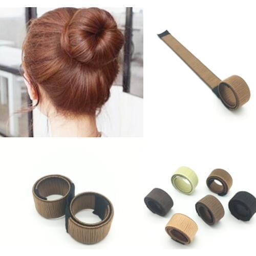 French Twist Magic Hair Styling Tools Donuts Bud Head Band Hair Disk Girls Braider Maker Style Accessories