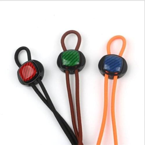 Painted Elastic Adjuster Buckle Stoppers Cord Locks Toggle Claps Buckle Sportswear Shoelace Bag Accessories 30pcs