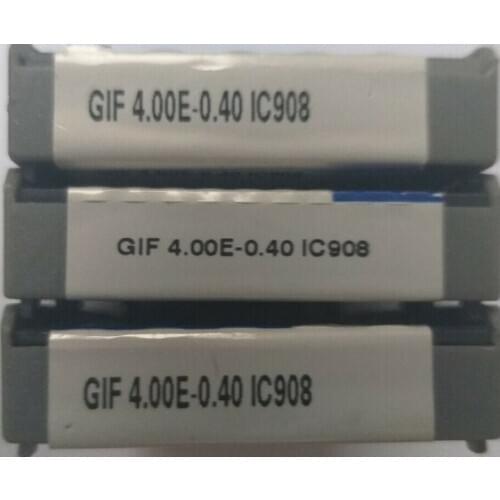 ORIGINAL 10PCS CARBIDE INSERT GIF 4.00E-0.40 IC908