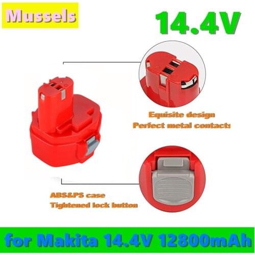 PA14 12800mAh 14.4V NI-CD Power Tool Battery for MAKITA 14.4V Battery for Makita PA14,1422,1420,192600-1, 6281D,6280D