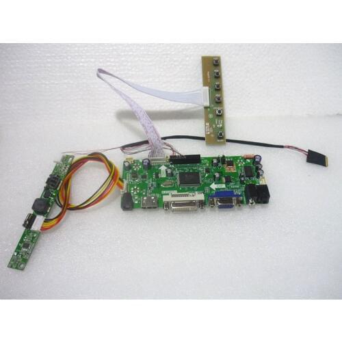 HDMI+DVI+VGA+Audio LCD Controller Board Work for 9.7 inch LP097X02-SLAA BF097XN BI097XN02 LTN097XL01 LTN097XL02 1024*768