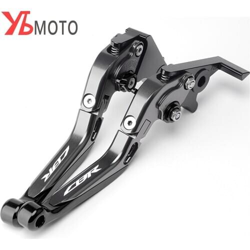 For Honda CBR500R CBR300R CBR250R CBR 500R 300R 250R Motorbike Adjustable Folding Extendable Clutch Brake Levers With Logo (CBR)